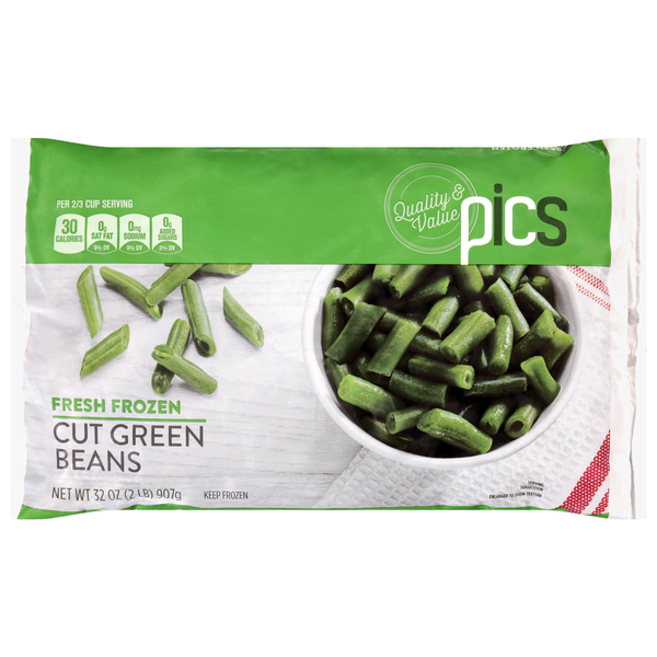 【beansページ】 PICS Cut Green Beans, Fresh Frozen Same-Day Delivery or Pickup
