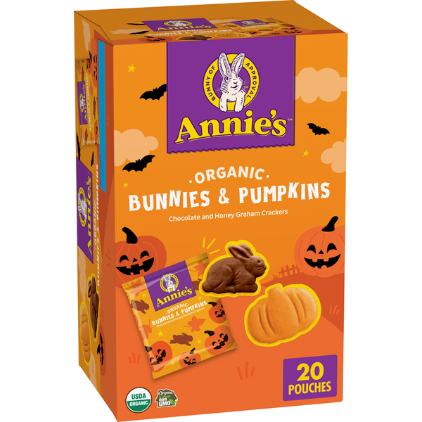 Annie's Halloween Shapes Organic Chocolate and Honey Graham