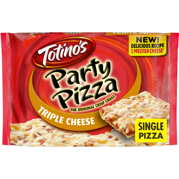 Totino's Party Pizza Triple Cheese Thin Crust Frozen Pizza