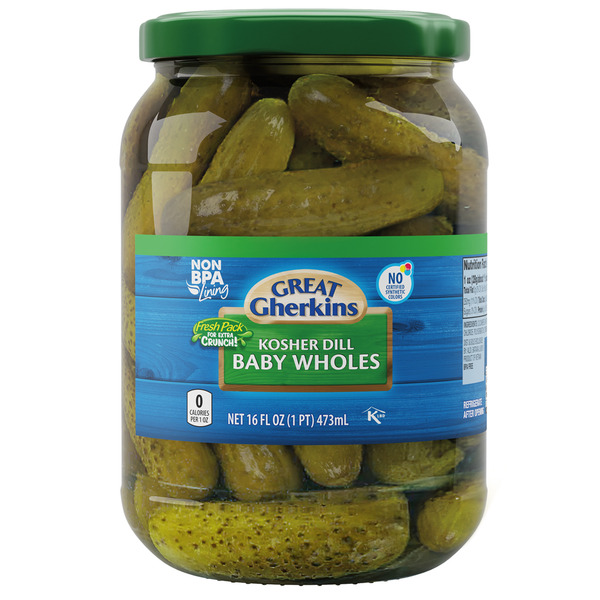 Great Gherkins Kosher Baby Dill Pickles