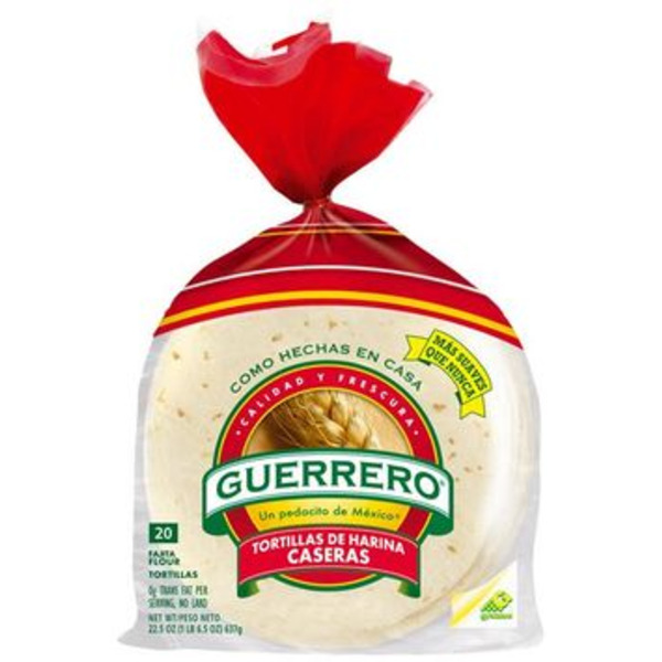 Guerrero - 6 inch Casera Flour Tortilla - 20 ct Pack