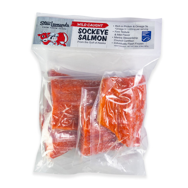 Stew Leonard's Bagged Wild Caught Sockeye Salmon Same-Day Delivery