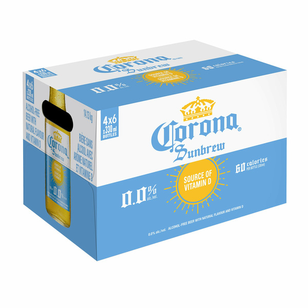 Corona Sunbrew Non-Alcoholic Beer Bottles
