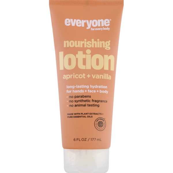 Everyone Lotion, Nourishing, Apricot + Vanilla (6 oz) Instacart