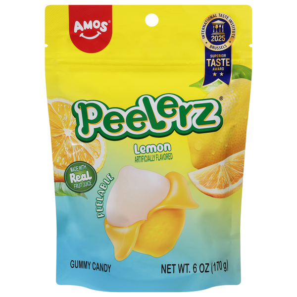 Amos Peelable Lemon Gummi Candy