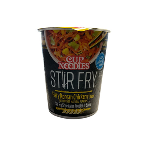 Nissin Asian Noodles in Sauce, Fiery Korean Chicken Flavor, Stir Fry
