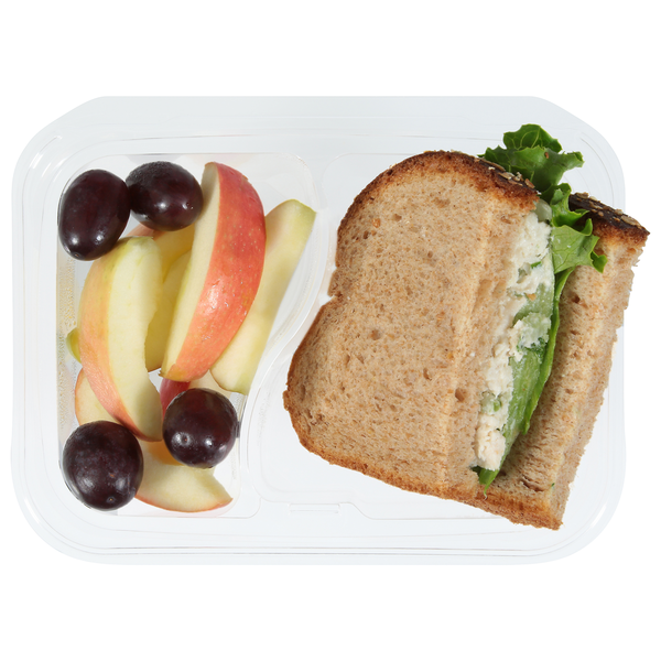 ReadyMeals Chicken Salad Sandwich, with Apples & Grapes