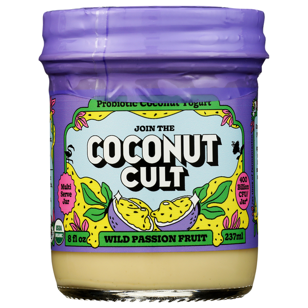 Coconut Cult Probiotic Coconut Wild Passion Fruit Yogurt Same-Day