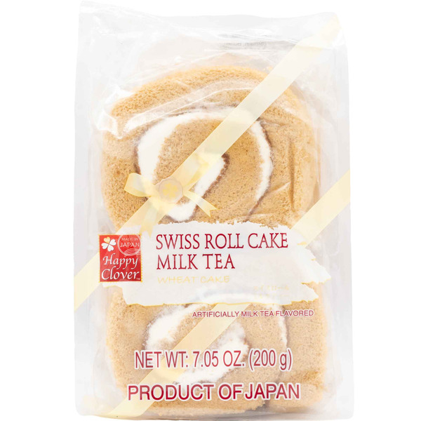 Happy Clover Milk Tea Swiss Roll Cake