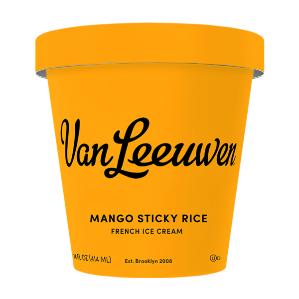 Van Leeuwen Mango Sticky Rice French Ice Cream Same-Day Delivery