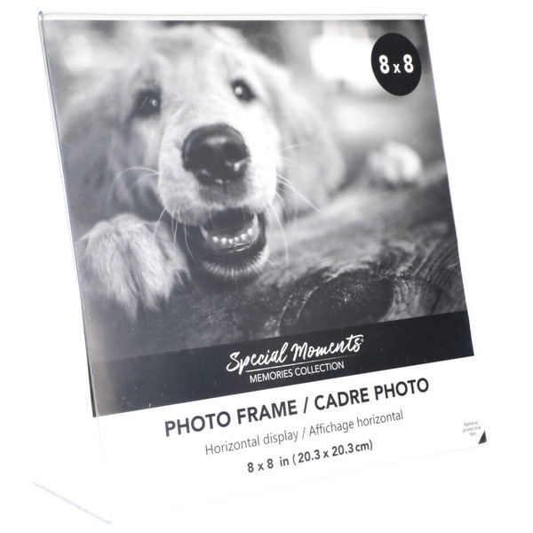 Freestanding Borderless Vertical Plastic Photo Frames Same-Day Delivery ...