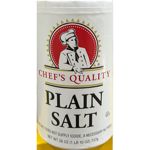 Chef Quality - Plain Salt, 26 oz