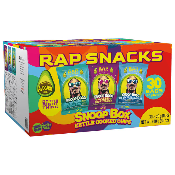 Rap Snacks Snoop Dogg Kettle Chips Variety Pack
