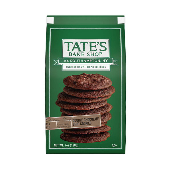 TATE'S Double Chocolate Chip Cookies 7.01 oz