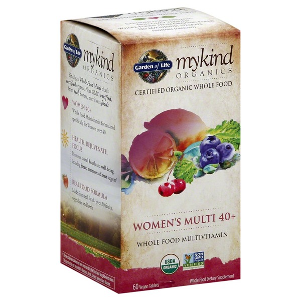 Garden of Life Multivitamin, Whole Food, Women's Multi 40+, Vegan Tablets (60 each) from Sprouts
