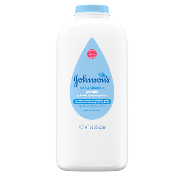 Johnson's Cornstarch Baby Powder with Aloe & Vitamin E