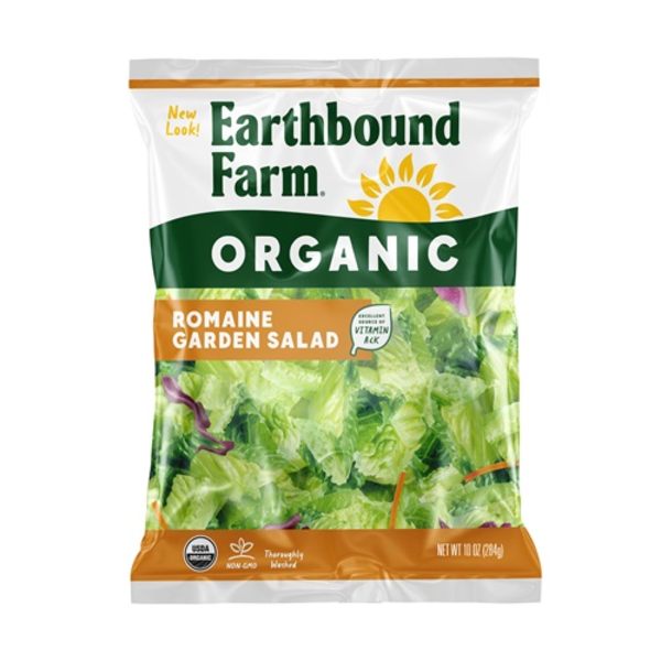 Earthbound Farm Organic Romaine Garden Salad Kit