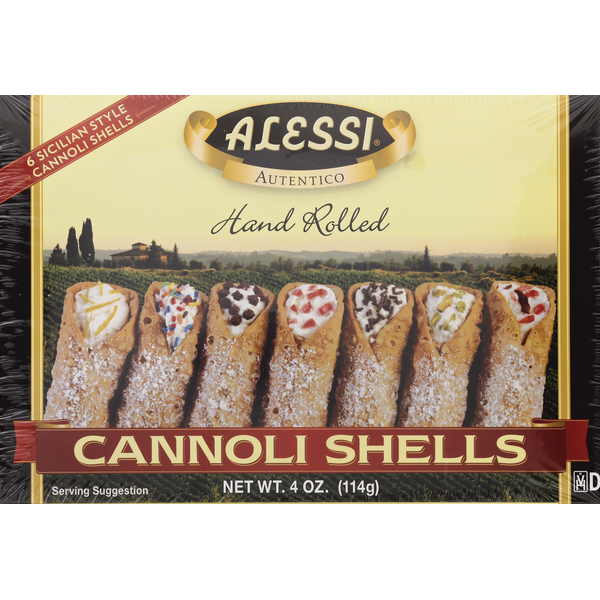 Alessi Cannoli Shells, Sicilian Style Same-Day Delivery or Pickup