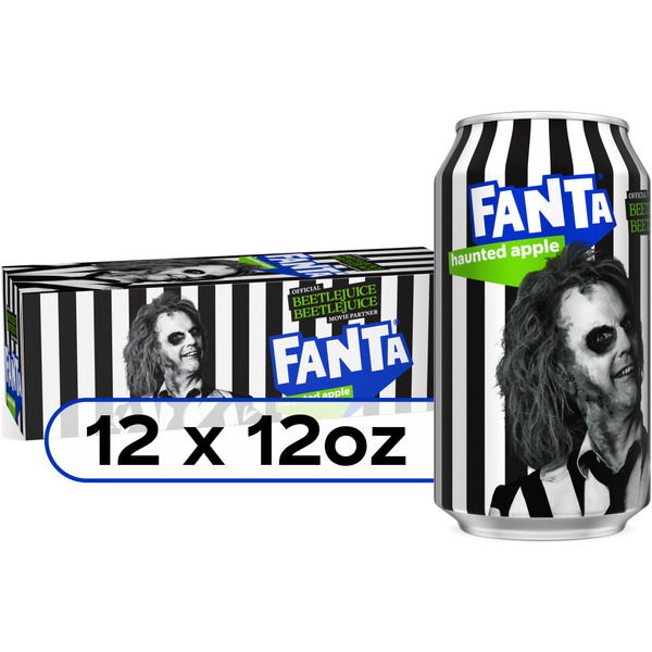 Fanta Haunted Apple Soda Fridge Pack Cans Same-Day Delivery or