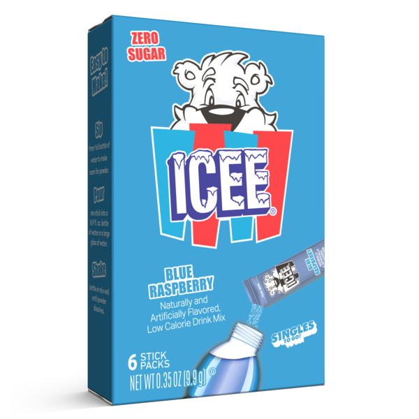 ICEE Drink Sticks Blue Raspberry 6ct Same-Day Delivery | Family Dollar