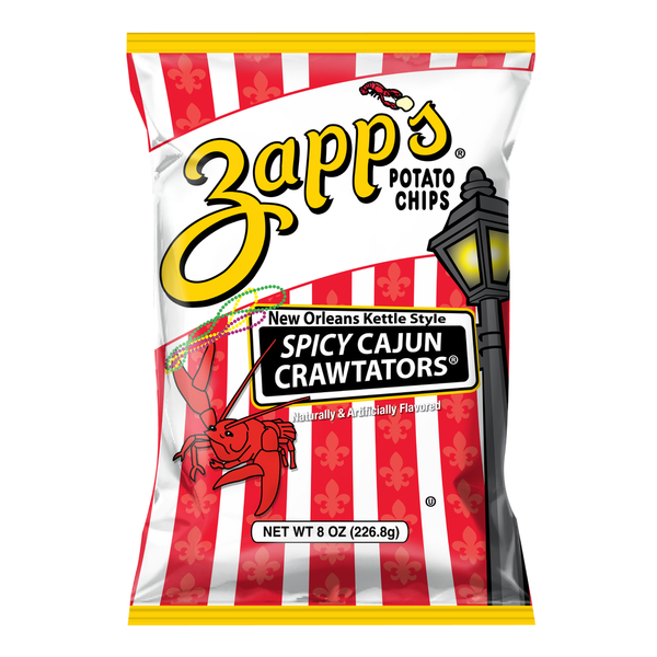 Zapp's Crawtators New Orleans Kettle Style Potato Chips Same-Day