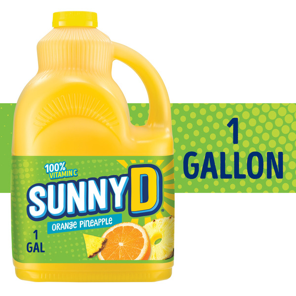 SunnyD Orange Pineapple Juice Drink, 1 Gallon Bottle