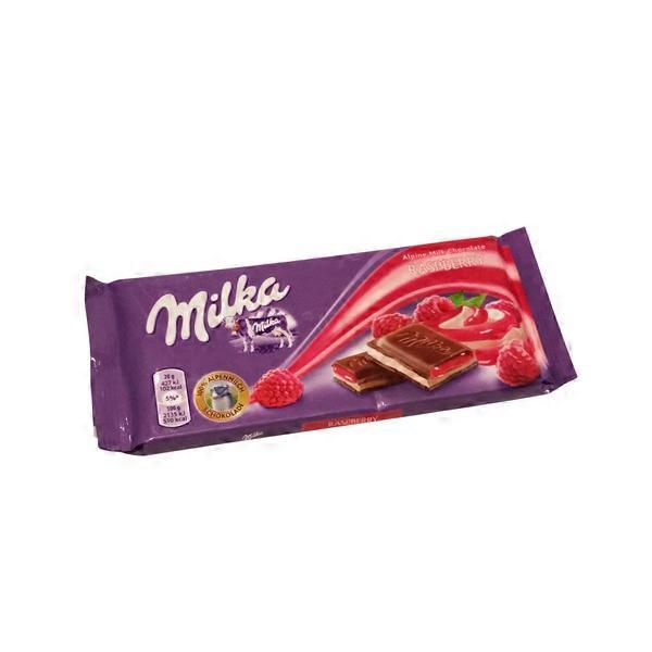 Milka Raspberry Cream Milk Chocolate Bar Same-Day Delivery | HMart