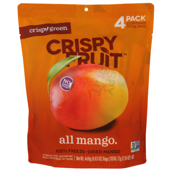 Crispy Green Crispy Fruit Freeze-Dried Mango 4 Pack