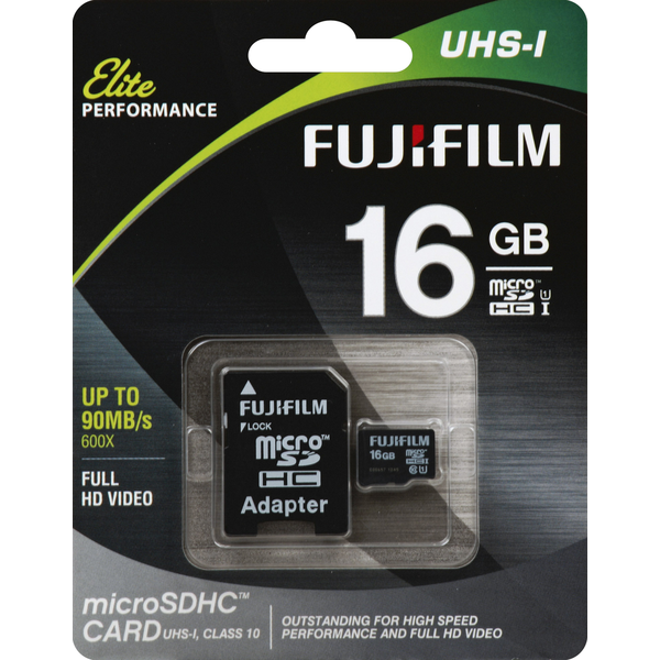 Fujifilm MicroSDHC Card, 16 GB Same-Day Delivery or Pickup