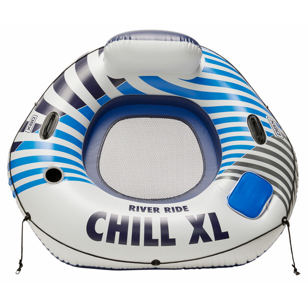 DBX River Ride Chill River Tube, XL - Blue, Navy & White