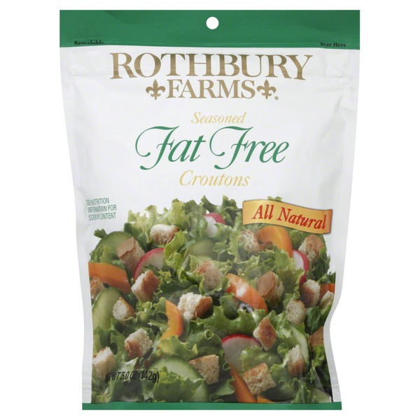 Rothbury Farms Croutons, Seasoned, Fat Free (5 oz) Instacart