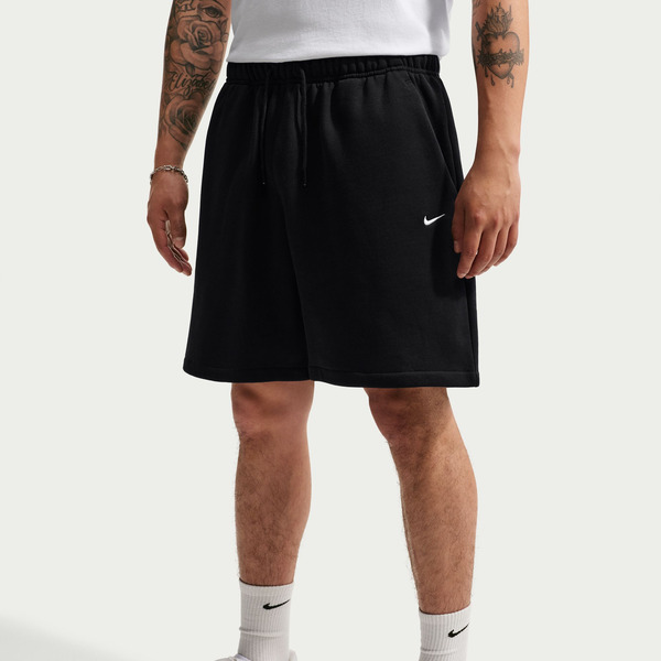 Nike Men's Solo Swoosh Shorts, L - Black/Black