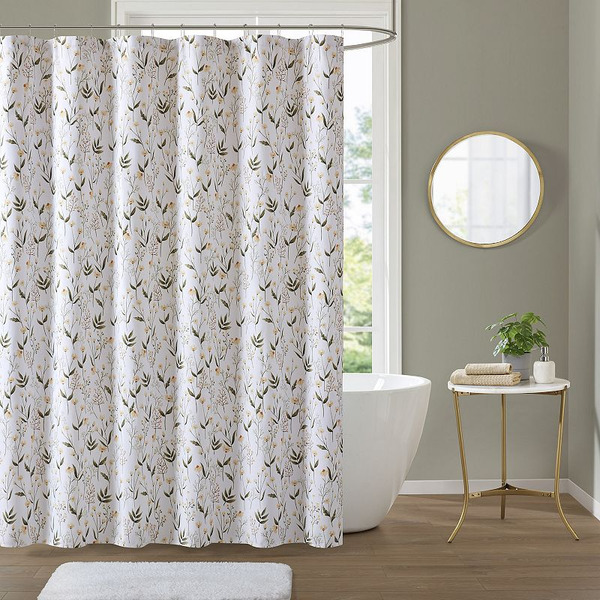 The Big One Floral Printed Shower Curtain, Size: 70"X72", Multi Floral