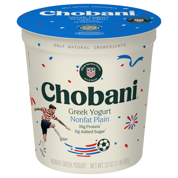 Chobani Nonfat Plain Greek Yogurt Same-Day Delivery | Publix Liquors