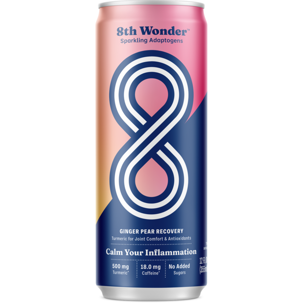 8th Wonder Sparkling Adaptogens Ginger Pear Recovery Same-Day