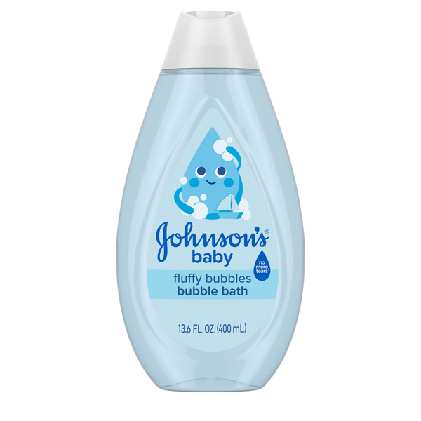 Johnson's Fluffy Bubbles Bubble Bath, Hypoallergenic, 13.6 fl. oz