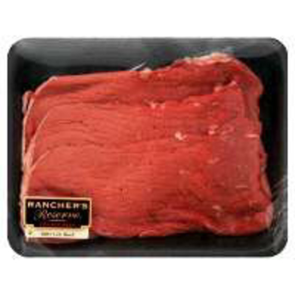 Tenderized Broiled Thin Choice Beef Top Round Steak