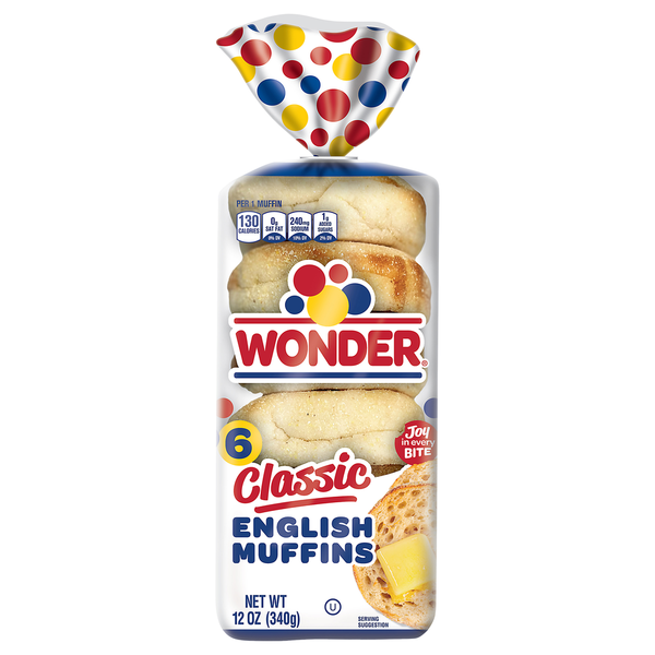 Wonder Bread Classic English Muffins Same-Day Delivery | Dierbergs