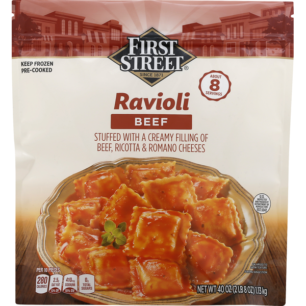First Street Ravioli, Beef
