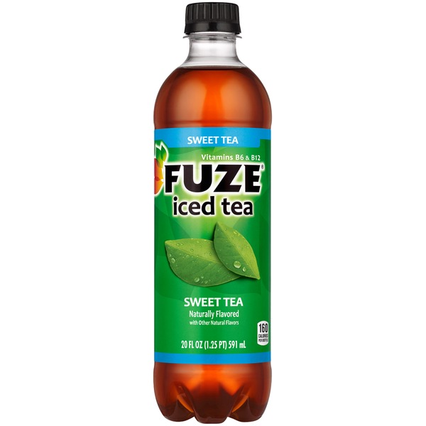 Fuze Lemon Fuze Fusions Lemon Iced Tea (20 fl oz) Instacart