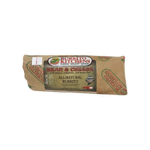 Burrito Kitchen 8 Ounce Bean & Cheese Burrito (8 oz) Instacart