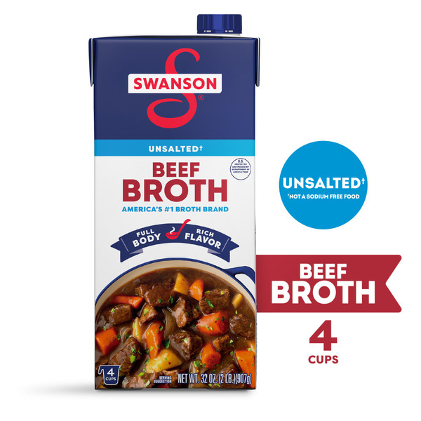 Swanson's Unsalted Beef Broth
