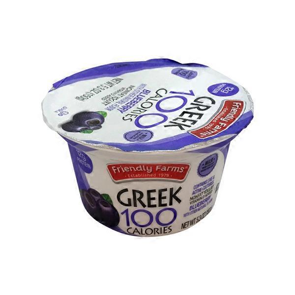 Friendly Farms 100 Calorie Blueberry Greek Yogurt (5.3 oz) Instacart