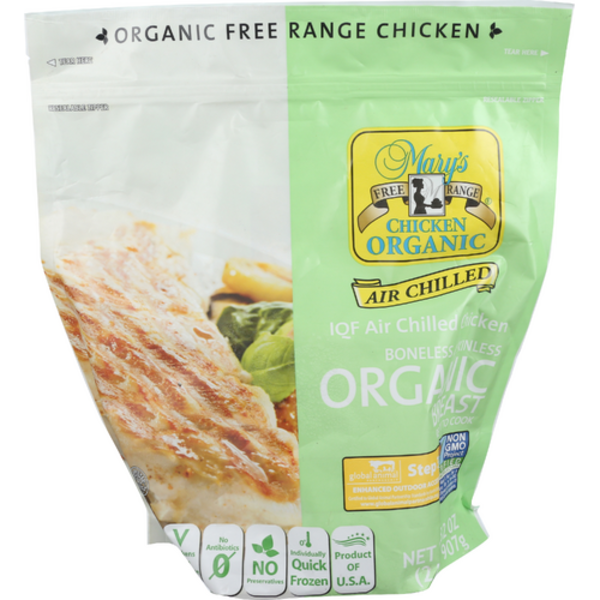 Mary's Chicken Organic Breast Ready To Cook