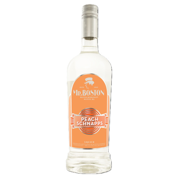Mr. Boston Peach Schnapps Liqueur, 30 Proof Same-Day Delivery