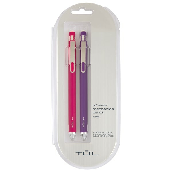 TUL Mechanical Pencils - Pink & Purple Barrels - 0.7 mm