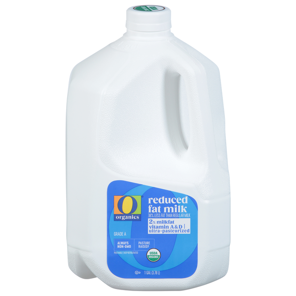 O Organics Milk, Reduced Fat, 2% Milkfat