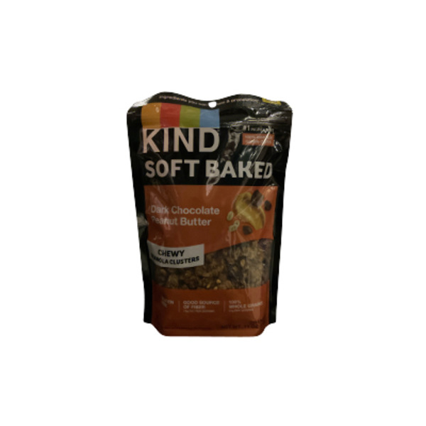 KIND Soft Baked Gluten Free Dark Chocolate Peanut Butter Granola, 11 oz