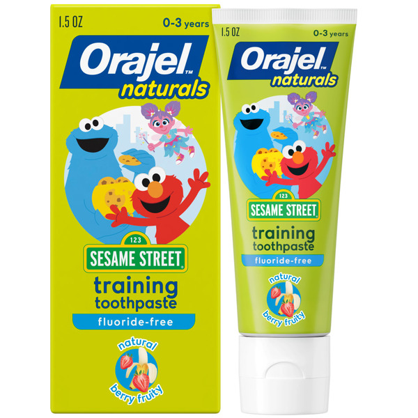 Orajel Sesame Street Berry Fun Training Toothpaste Same-Day
