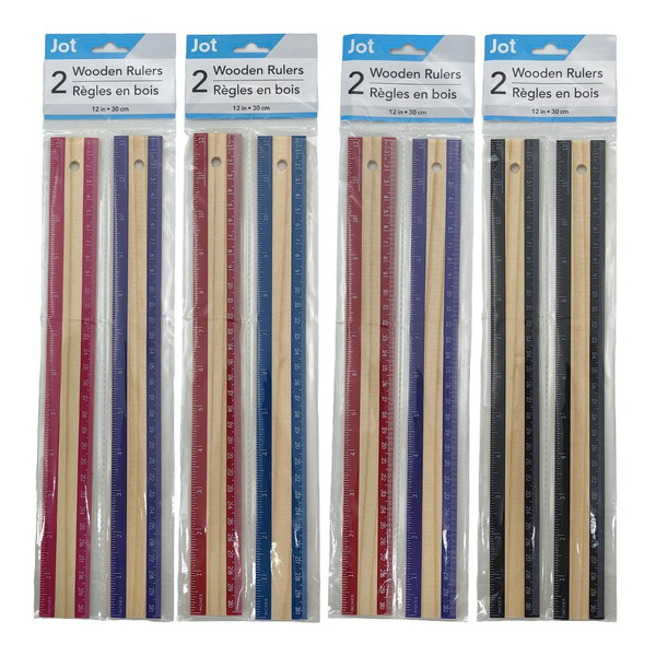 Jot Wooden Rulers Same-Day Delivery | Dollar Tree